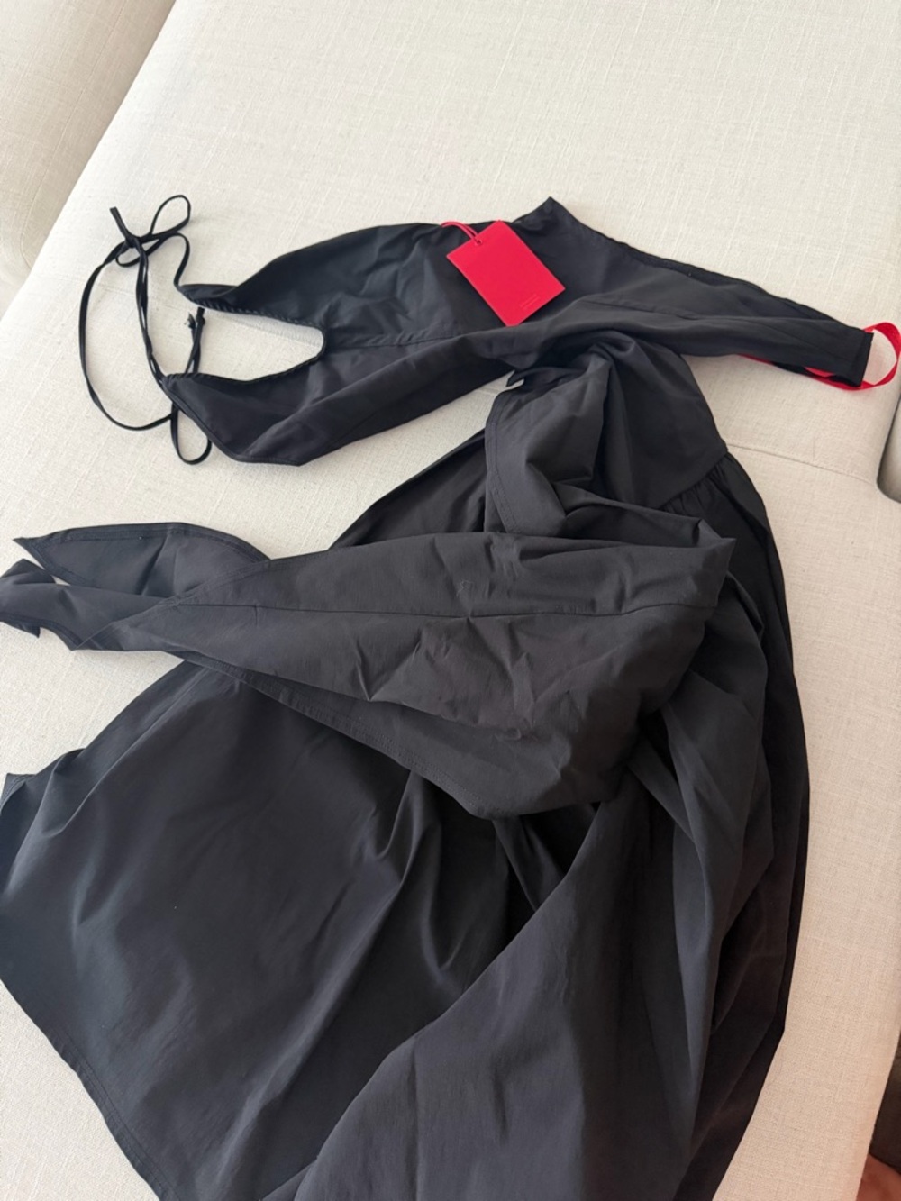 Halter Plunge Maxi Dress in Black - Picture 2 of 3